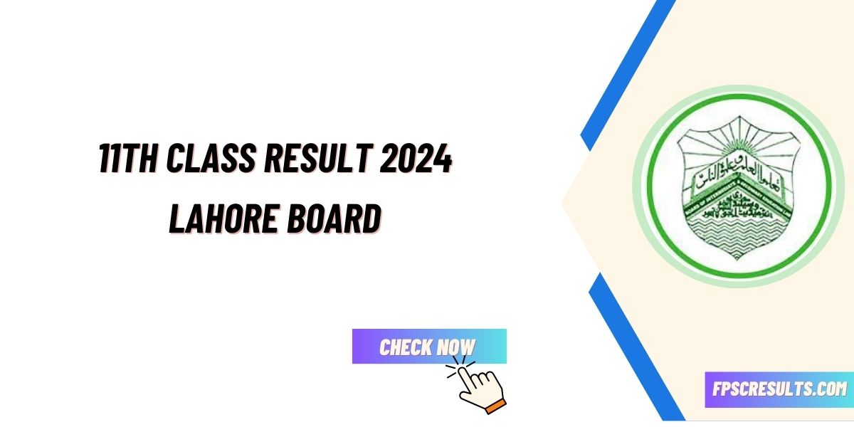 11th Class Result 2024 Lahore Board By Name