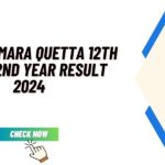 BBISE Hamara Quetta 12th Class 2nd Year Result 2024 Check Online