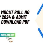 DUHS MDCAT Roll No Slip 2024 & Admit Card Download PDF