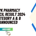 KPK Pharmacy Council Result 2024 Category A & B Announced